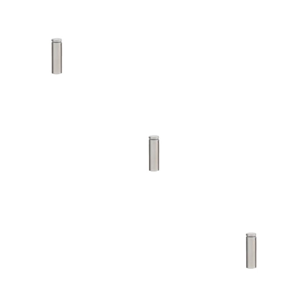 Scienceny Tornillo publicitario Separador hueco Fácil instalación Vidrio Espejo Clavo Tuerca Perno Fuerte capacidad de carga 19x50 mm Type1 NO1 Scienceny CBP344281