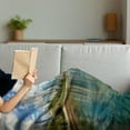 thumbnail image 3 of Illinois Soft Flannel Fleece Blanket, Lake Michigan Scenery with a Yacht Downtown Chicago Skyline Panoramic Landscape, Cozy Plush for Indoor and Outdoor Use, 70" x 90", Multicolour, by Ambesonne, 3 of 5
