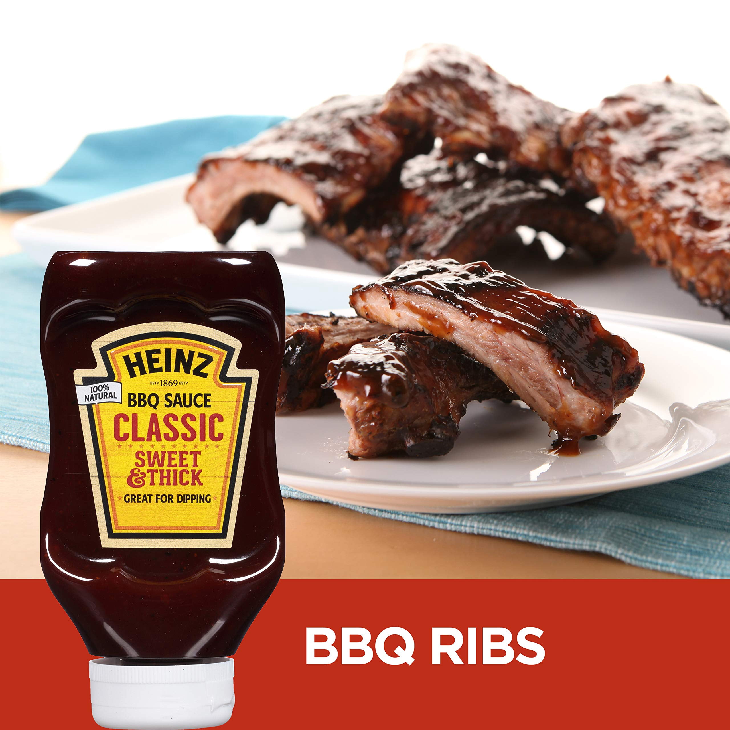 Heinz Original Sweet & Thick Bbq Sauce (21.4 Oz Bottles, Pack Of 6
