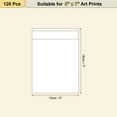 thumbnail image 2 of 7.1"x 5.1" Acid-Free Picture Sleeve, 120Pack Crystal Clear Sleeves Storage Bag, 2 of 6