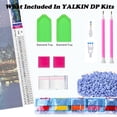 thumbnail image 6 of YALKIN 5D Large Diamond Painting Kits for Adults (35.4x11.8inch), Bridge Full Round Drill Night View Scenery Pictures Arts Paint by Diamonds Kits Diamond Art Kits for Wall Decor Relax Gift, 6 of 7