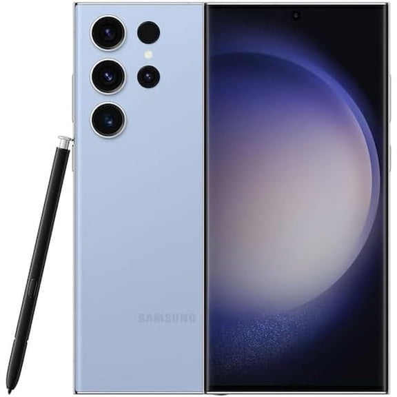 Restored Samsung Galaxy S23 Ultra 5G S918U1 1TB (Sky Blue) Factory Unlocked Smartphone (Refurbished)