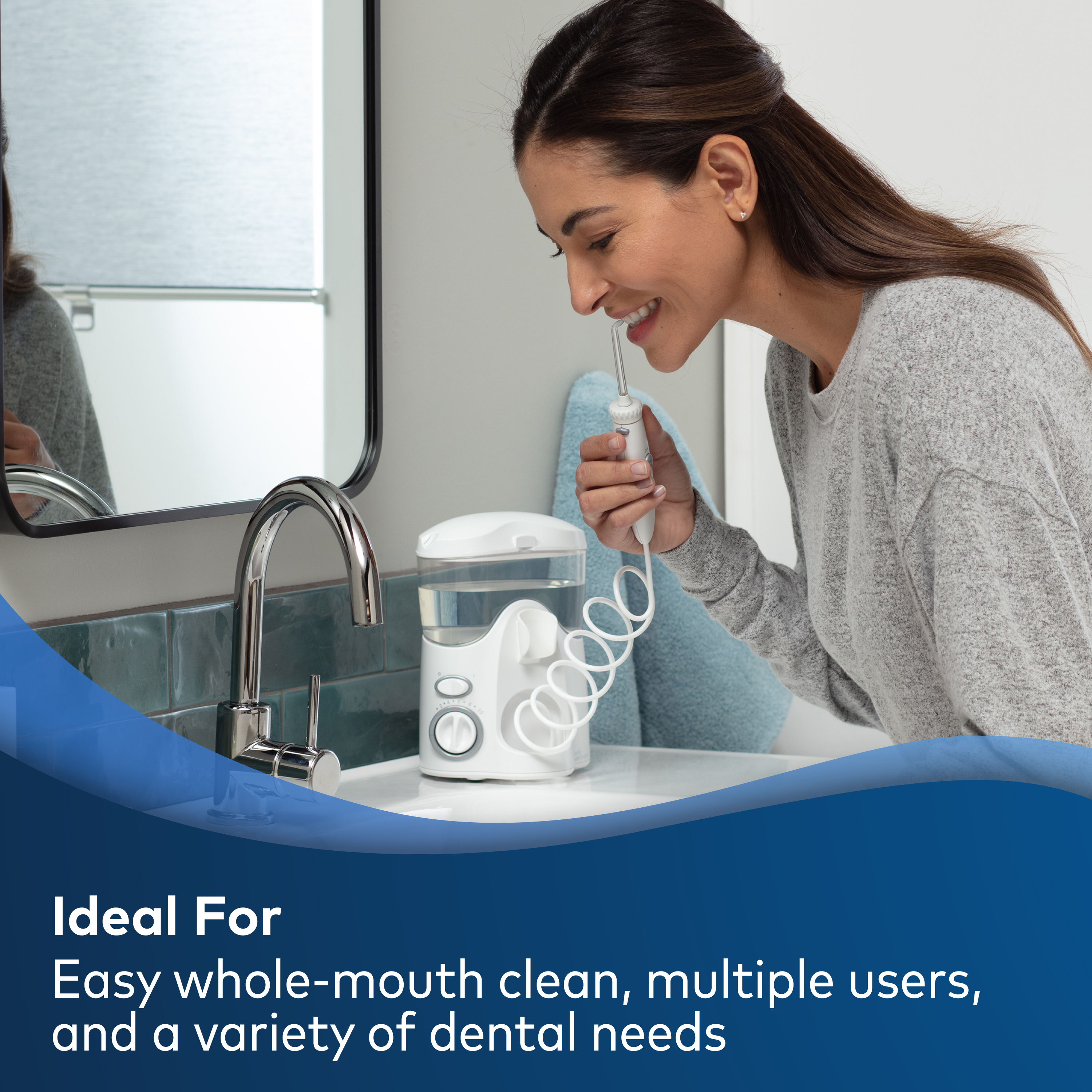 Waterpik Ultra Countertop Water Flosser Oral Irrigator, White - image 3 of 17