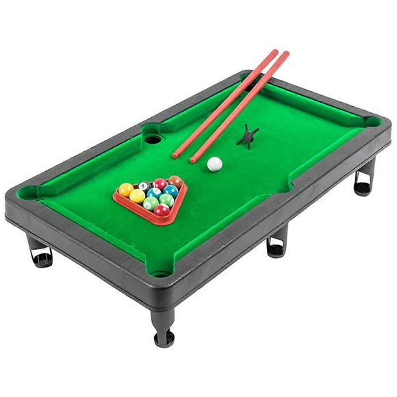 1 Set of Small Pool Table Mini Tabletop Pool Set Billiard Game Sports Toy Indoor Billiard Game Toy