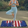 thumbnail image 3 of Garronmavis American Flag 1 PC Car Seat Towel Cover Breathable Non-Slip Front Car Seat Protector Easy Install for Post Workout Outdoor Use with Storage Bag Fits Cars SUV Trucks Sedan Van, 3 of 9