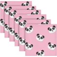 thumbnail image 6 of GZHJMY Kawaii Panda Napkins Table Decorations Napkin Set for Gift Giving, Dining, Parties 20 x 20in, 6 of 7