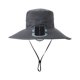 thumbnail image 2 of Summer Fisherman Hat Solar USB Charging -purpose Fan Hat Men's Strong Wind Charging Fan, 2 of 8