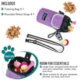 thumbnail image 2 of PetAmi Premium Dog Training Pouch with Poop Bag Dispenser, Purple, 7.5 x 5.5 x 4.5 inches Capacity, 2 of 7