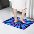 thumbnail image 4 of Blue Purple Tie Dye Pattern Flannel Non Slip Door Rugs,Washable Door Mats Indoor,Decorative Door Mats,Dirt-Resistant and Absorbent Doormat for Entrance,Bedroom,Kitchen,Bathroom,23.5x16in(60x40cm), 4 of 5