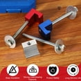 thumbnail image 4 of 1Pc J Hook Crossover Tool Box Mounting Clamp with Fastening Nut, Red, 4 of 6