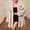 Beige, variant on Fuzzy Faux Fur Coats for Women Big Lapel Collar Open Front Mid Length Trendy Winter Outerwear