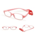 thumbnail image 5 of Gafas para niños y niñas, montura de gafas ópticas con correa, tamaño 49-16,6-8 años sin tornillo, gafas flexibles de una pieza para niños con cordón, 5 of 5