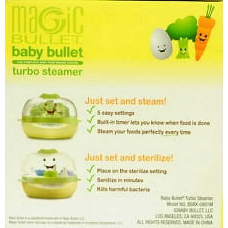 New arrival! The Nutribullet Baby Turbo steamer.With 5 steam settings and a  built in timer, you can easily cook fresh fruits, vegetables, and more  in, By Manrico Select