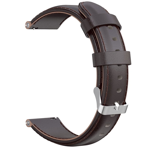 EIGTHTAIL 1pc Leather Watch Strap Unisex Wrist Strap Watch Replacing Band Adjustable Watchstrap Compatible for Fossil Gen 4 Coffee 22mm