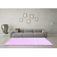 thumbnail image 3 of Ahgly Company Indoor Rectangle Solid Purple Modern Area Rugs, 4' x 6', 3 of 4