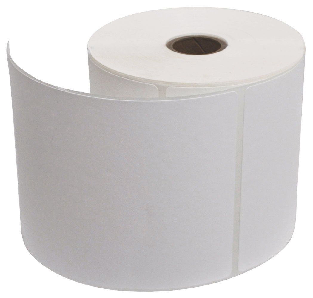 SJPACK 450 Labels, 4x6 Direct Thermal Blank Shipping Labels, 450 per Roll, 1" Core Self-Adhesive for Zebra 2844,Eltron 2844,Zebra ZP-450, ZP-500(2 Rolls)