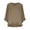 Khaki, variant on Zivyakyron Summer Womens T Shirts V-Neck 3/4 Sleeve Tops for Women Vacation Loose Casual Plain Ruffle Tops
