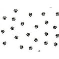 thumbnail image 2 of Black and White Pet Paw Print Gift Wrap Pom Pom Wrapping Paper Tissue Sheets -24ct, 2 of 2