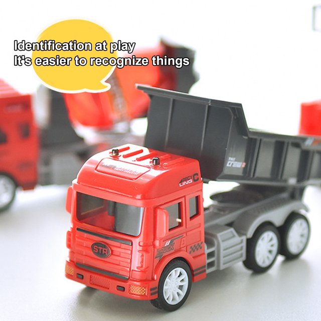 Gwong Juguete Juguete de automóvil ajustable inercia 1/22 Escala de construcción Cargando camión Dumper Truck Camión de juguete para niños Gwong 30011958