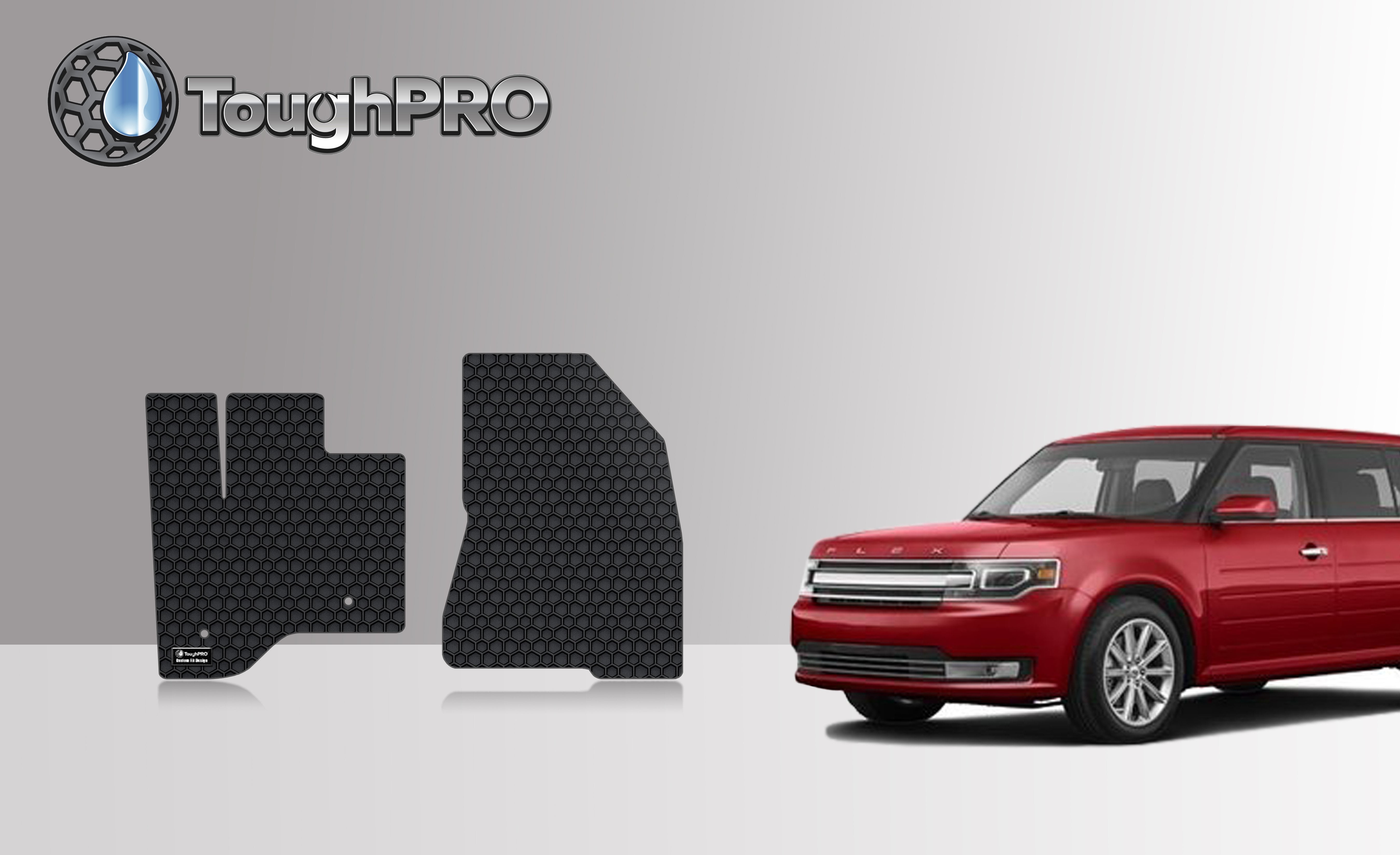 ToughPRO Floor Mat Accessories Two Front Mats Compatible with 2020 Ford