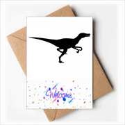 dinosaur bs miniature b Welcome Back Greeting Cards Envelopes Blank