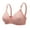 Pink, variant on Button Underwear Womens Bra Middle Women Elderly Womens Bra Thin Style Without Steel Ring Front Button Style Summer Sports Brawls for Women