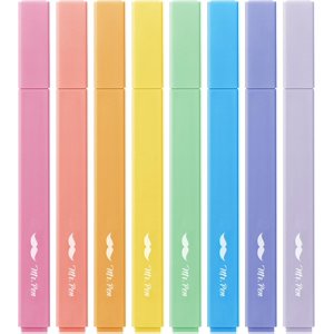 Mr. Pen Aesthetic Highlighters, Chisel Tip, 8 Pack