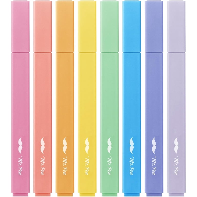 Mr. Pen Aesthetic Highlighters, Chisel Tip, 8 Pack photo 1