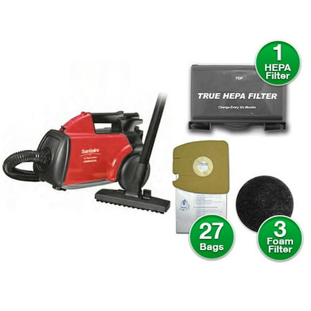Sanitaire Sc3683b Extend Canister Vacuum 10 Lb Red W Kit