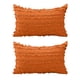 thumbnail image 1 of Pieza Boho Trim Throw Pillow Algodón Lino Sofá Throw Pillow para Sofá, Sofá, Cottage Throw Pillow para Sala de Estar 12 x 20, 1 of 5