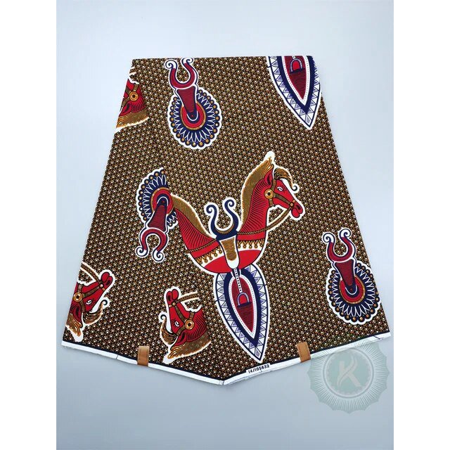 Cire Classique Véritable Garantie Tissu Imprimé Cire Véritable hollandais pagne Robe Africaine 100 % Coton 6 Yards