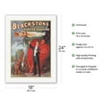 thumbnail image 2 of Blackstone The World’s Master Magician - Levitation Illusion - Vintage Magic Poster c.1885 - Japanese Unryu Rice Paper Art Print (Unframed) 18 x 24 in, 2 of 4