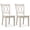 White, variant on Costway Wooden Dining Chairs Set of 2 with Ergonomic Seat Rubber Wood Frame & High Backrest