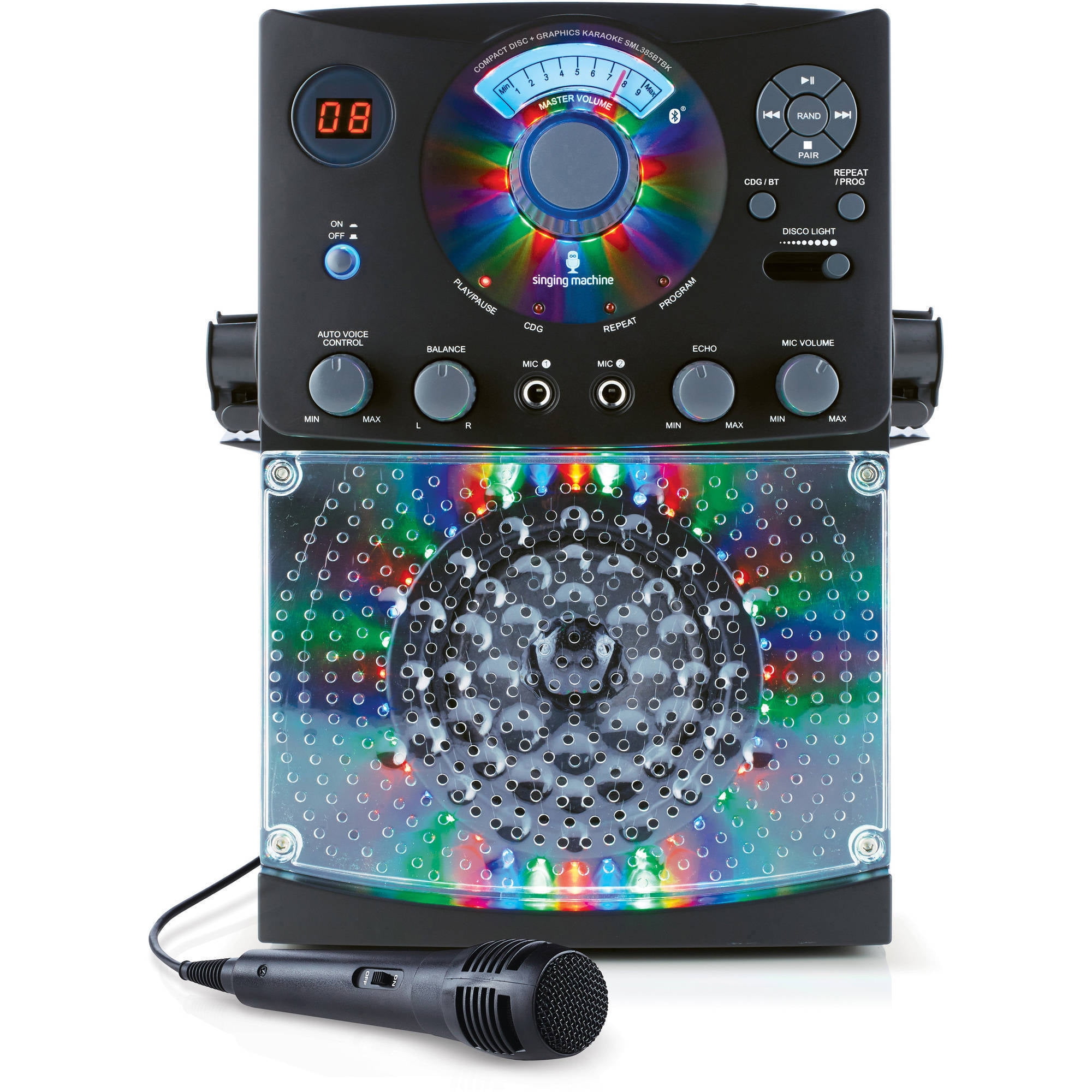 Karaoke Machine for Kids & Adults 10 System-Audio Recording Blue 
