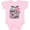 AD-Pink, variant on Inktastic Hunting Season Bows Racks & Deer Tracks Girls Baby Bodysuit