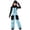 Light Blue, variant on 5-14Years Ski Bibs for Kids Overalls Cargo Pockets Waterproof Insulated Windproof Snow Play Beginner Ski Outfit