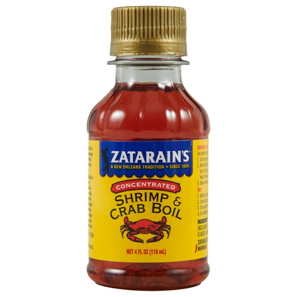 Zatarain's Concentrated Shrimp & Crab Boil, 4 fl oz Bottle