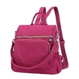 Multi Zipper Backpack Small Nylon Backpacks… product image