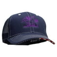thumbnail image 5 of Summer Beach 6 Panel Mesh Flag Mesh Cap - Navy OSFM, 5 of 5
