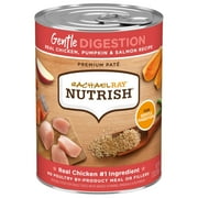 Rachael Ray Nutrish Premium Pat Gentle Digestion Real Chicken, Pumpkin & Salmon Recipe Wet Dog Food, 13 oz. Can, 12 Count