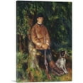 thumbnail image 1 of ARTCANVAS Alfred Berard And His Dog 1881 Canvas Art Print by Pierre-Auguste Renoir - Size: 18" x 12" (0.75" Deep), 1 of 9