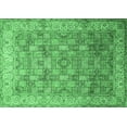 thumbnail image 1 of Ahgly Company Indoor Rectangle Persian Emerald Green Traditional Area Rugs, 3' x 5', 1 of 4