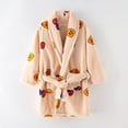thumbnail image 4 of Pijamas de franela de otoño e invierno para niños, ropa de casa para niños, niñas, niños medianos y grandes, camisón, bata de baño, ropa para padres e hijos, ropa de casa, 4 of 5