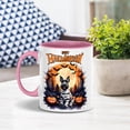 thumbnail image 4 of Mummy Scottish Terrier Happy Halloween with Pumpkins Bats Spooky Fun 11oz Accent Two-tone Mug Scottie Dog Lover Gifts Coffee Tea Cup - 00019, 4 of 5