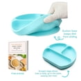 thumbnail image 2 of Suction Plates for Babies, Toddlers, Silicone Placemats for Kids That Stick to High Chair Trays and Table, Baby Dishes - Kids Plates, 2 of 5