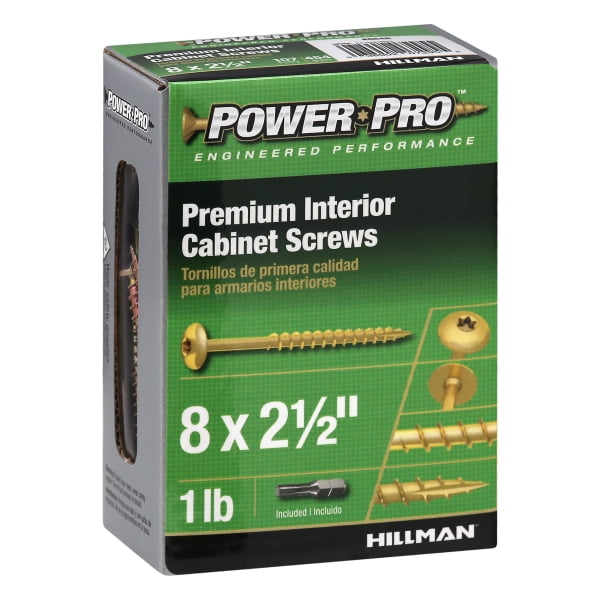 Hillman 5022035 Power Pro No.8 x 2.5 in. Star Screws 1