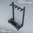 thumbnail image 4 of Synergee Weight Bar Rack – Weighted Workout Bar Holder & Storage – Holds Bars for Full Body Workout - Fitness Accessory, 4 of 6