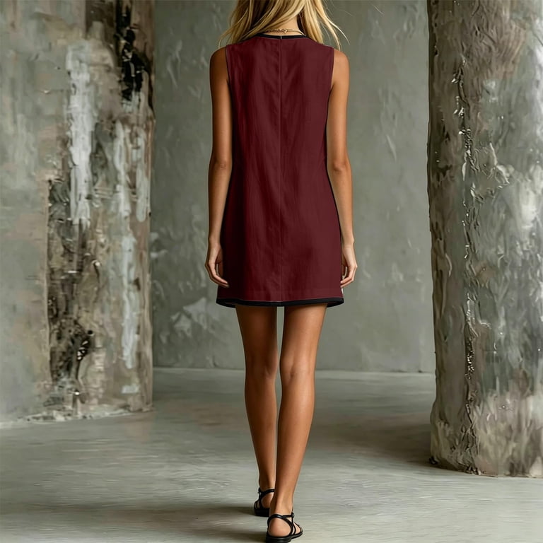 ladies cut out dress Jara linen cut-out mini dress with paisley print – MC2 Saint Barth main image 0