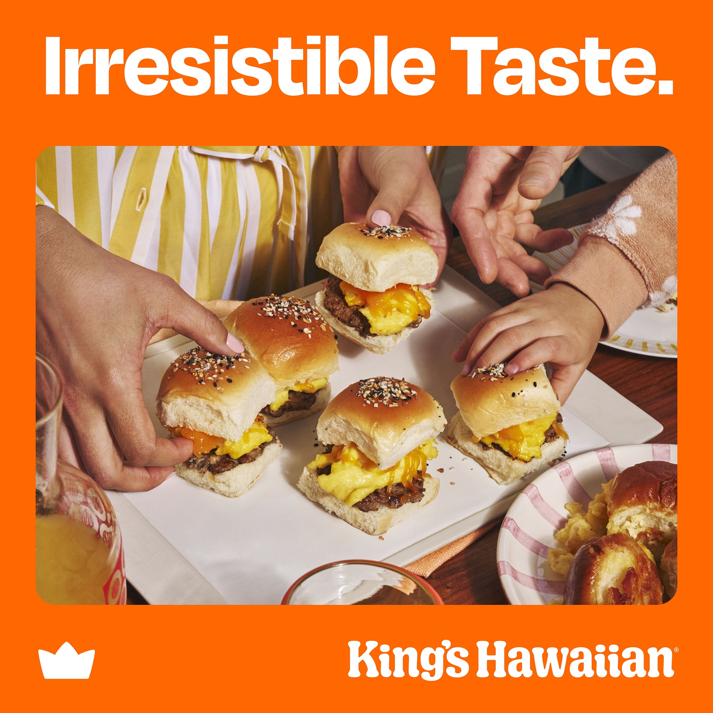 King's Hawaiian Savory Butter Rolls 12 Count, 12 oz, Shelf-Stable