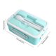 thumbnail image 3 of Wheats Straw Insulated Lunch Box For Students Compartmentalized Microwave-Safe For Cafeterias And Office Workers Plastic Lunch Box With Lid, 3 of 6
